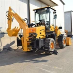 Excavador de cargador frontal compacto